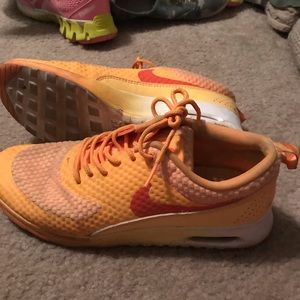 Nike size 9 women’s shoes orange